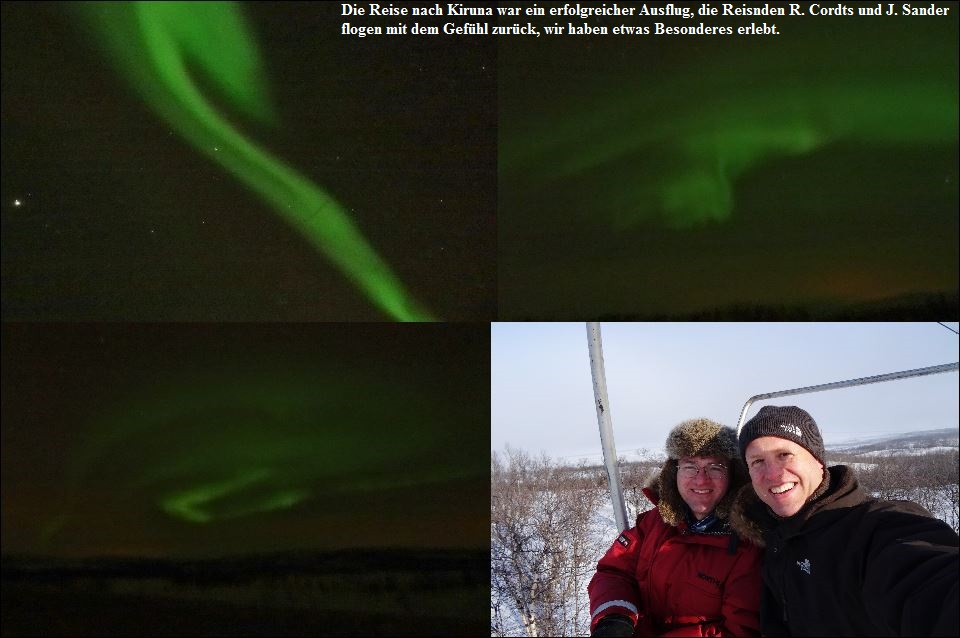 Polarlichter Kiruna (Schweden) 2014